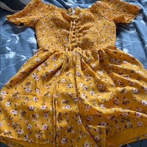 Yellow romper